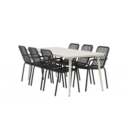 Lina e Loungesæt - Havemøbelsæt - Beige,Sort