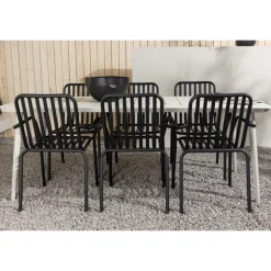 Lina e Loungesæt - Havemøbelsæt - Beige,Sort