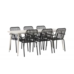 Lina e Loungesæt - Havemøbelsæt - Beige,Sort