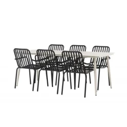 Lina e Loungesæt - Havemøbelsæt - Beige,Sort