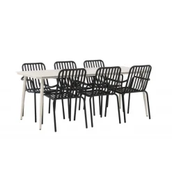 Lina e Loungesæt - Havemøbelsæt - Beige,Sort