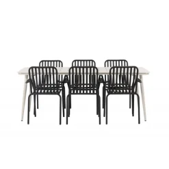 Lina e Loungesæt - Havemøbelsæt - Beige,Sort