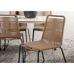 Lina Loungesæt - Havemøbelsæt - Beige,Brun