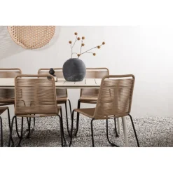 Lina Loungesæt - Havemøbelsæt - Beige,Brun