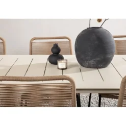 Lina Loungesæt - Havemøbelsæt - Beige,Brun