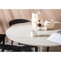 Lina Rundt Loungesæt - Havemøbelsæt - Beige,Sort