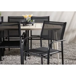 Lina t Loungesæt - Havemøbelsæt - Beige,Sort