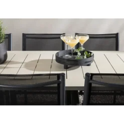 Lina t Loungesæt - Havemøbelsæt - Beige,Sort