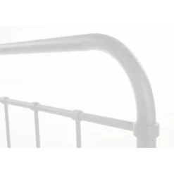 LINA 120x200 metalseng - Hvid