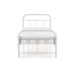 LINA 90x200 metalseng - Hvid