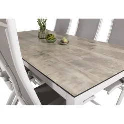 Llama t Loungesæt - Havemøbelsæt - Grå,Hvid