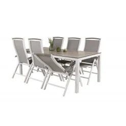 Llama t Loungesæt - Havemøbelsæt - Grå,Hvid