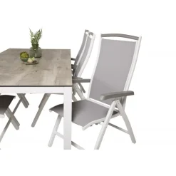 Llama t Loungesæt - Havemøbelsæt - Grå,Hvid