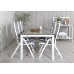 Llama t Loungesæt - Havemøbelsæt - Grå,Hvid