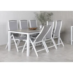 Llama t Loungesæt - Havemøbelsæt - Grå,Hvid