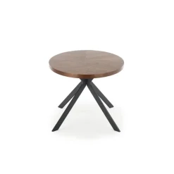 LOCARNO bord, - Valnød / Sort