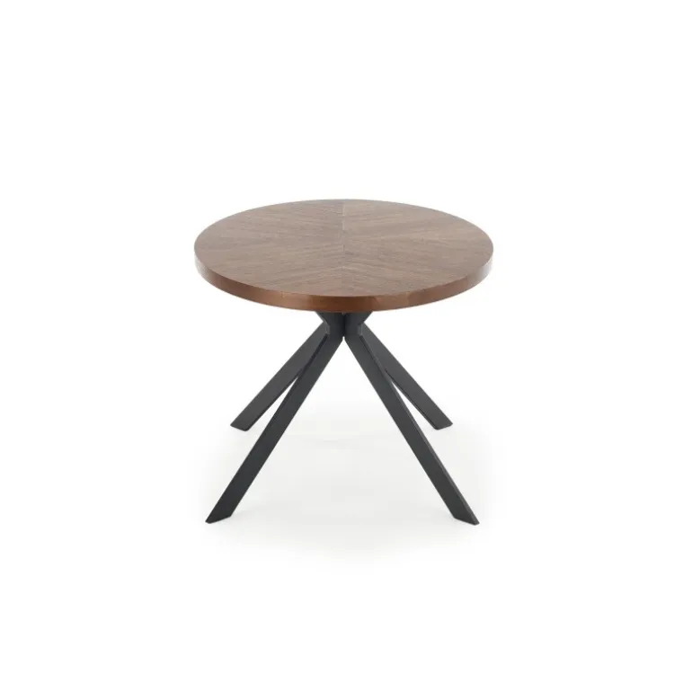 LOCARNO bord, - Valnød / Sort