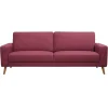 Lodberg 3 pers sofa Pink stof