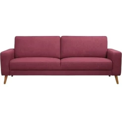 Lodberg 3 pers sofa Pink stof