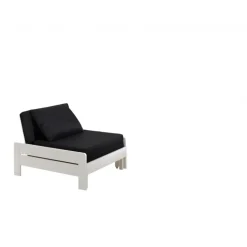 Loftseng med sovesofa 90 x 200 – Pino, hvid
