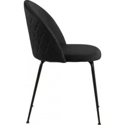 LOUISE Spisebordsstol sort