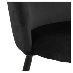 LOUISE Spisebordsstol sort