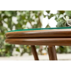 Loures Cafébord - Brun,Grå