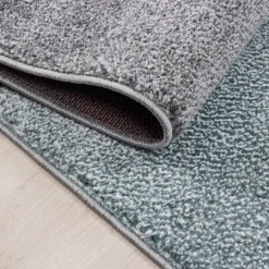 Lucca Kortluvet Tæppeløber Ternet - Blå