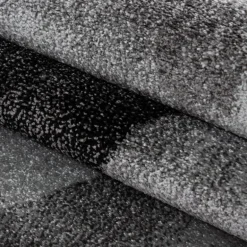 Lucca Kortluvet Tæppeløber Bølge - Sort