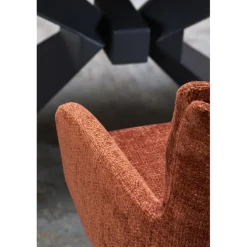 LUCIANO 180cm kan udvides til 230 cm Spisebord med udtræk - Blå marmor / Sort