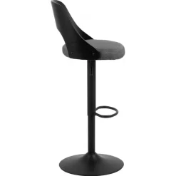 Lucy barstol grå stof