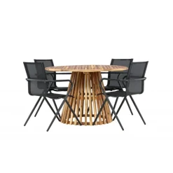 Lumpur Rundt Loungesæt - Havemøbelsæt