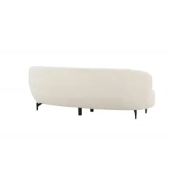 Luna 3 personers Sofa - Sort og Hvid