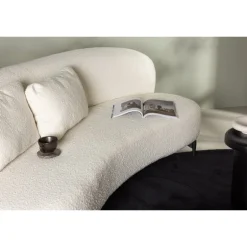 Luna 3 personers Sofa - Sort og Hvid