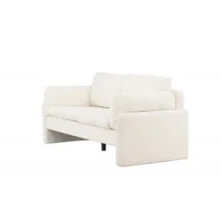 Luna 3 personers Sofa - Sort og Hvid