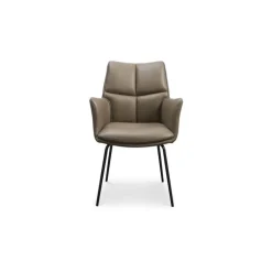 Luxury med armlæn - Nougat læder