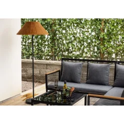 Mabis Gulvlampe - Sort,Natur