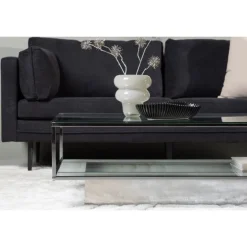 Maglehem Sofabord - Sølvgrå og Transperant