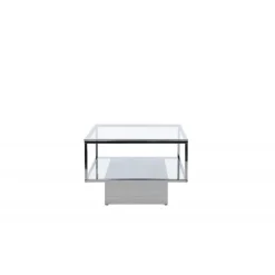 Maglehem Sofabord - Sølvgrå og Transperant