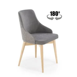 MALAGA Spisebordsstol, Grå