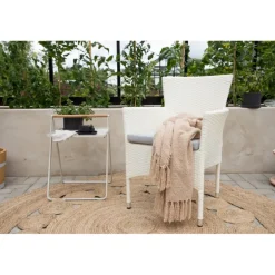 Malina Havestol - Lysegrå,Hvid