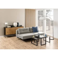 Malling sovesofa grå stof