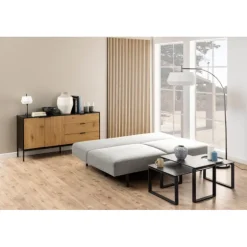 Malling sovesofa grå stof