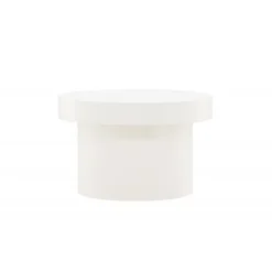 Malung Sofabord Ø80 cm - Hvid