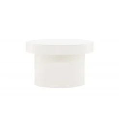 Malung Sofabord Ø80 cm - Hvid