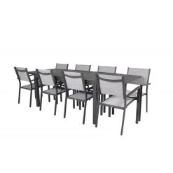 Marbella Loungesæt - Havemøbelsæt - Sort,Grå