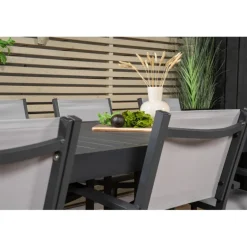 Marbella Loungesæt - Havemøbelsæt - Sort,Grå