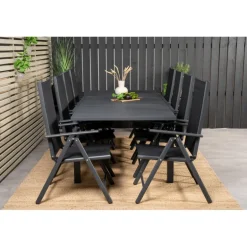 Marbella t Loungesæt - Havemøbelsæt - Sort