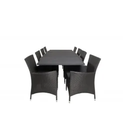 Marbella t Loungesæt - Havemøbelsæt - Sort