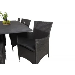 Marbella t Loungesæt - Havemøbelsæt - Sort